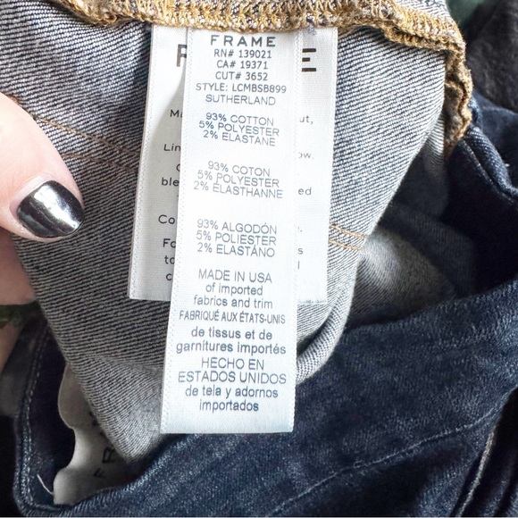 Frame Le Crop Mini Bootcut Jeans - Picture 10 of 11